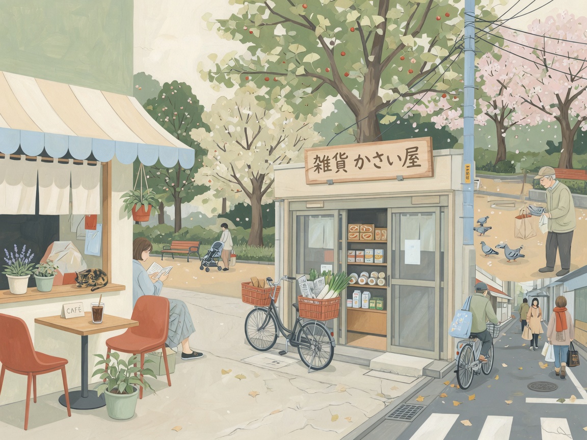 葛西の公園記事イラスト